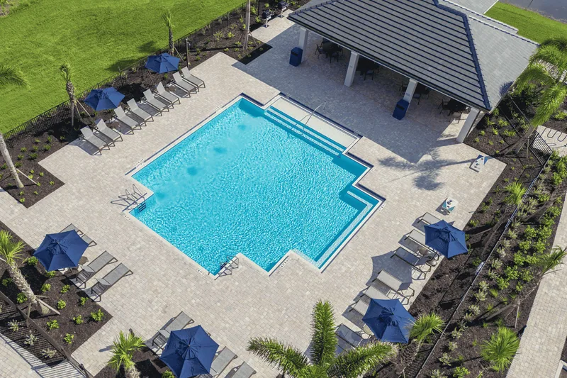 New homes at The Strand at Cedar Grove in North Port, Florida