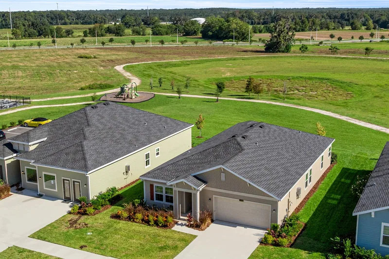 New homes at Trailhead Landing 50s in Alachua, Florida