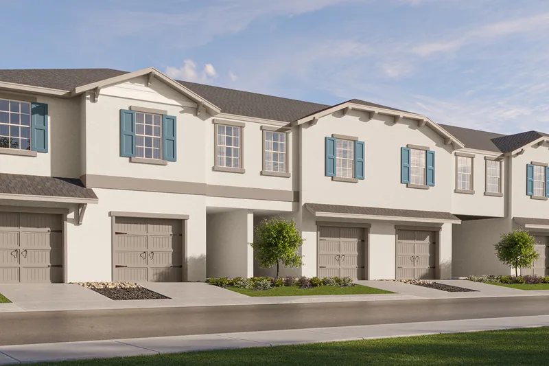 New homes at Twinflowers · The Town Estates in Wesley Chapel, Florida