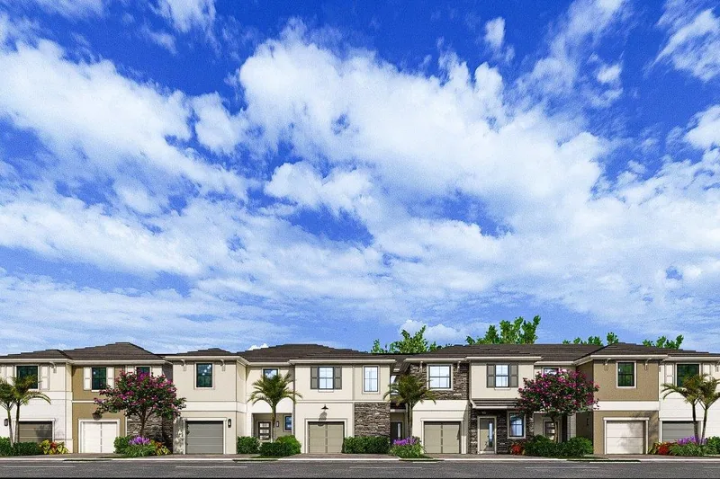 New homes at Vintage Oaks in Palm Beach Gardens, Florida