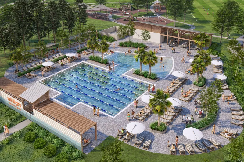 New homes at Westerly Park at Wildlight in Wildlight, Florida