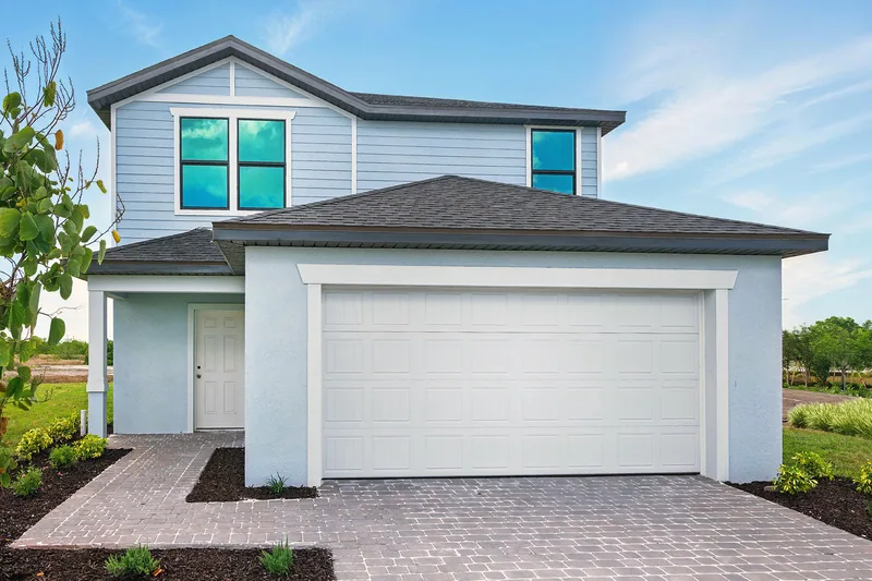 New homes at Whispering Lakes in Lehigh Acres, Florida