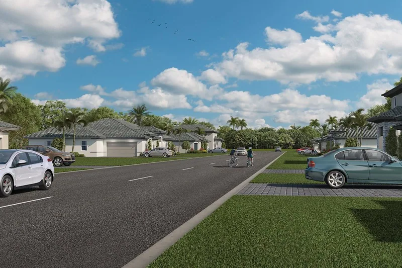 New homes at Wildwood Groves in Miami, Florida
