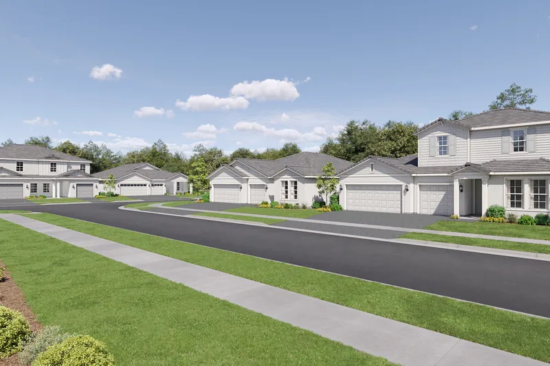 New homes at Kingston South · Manor Homes in Estero, Florida