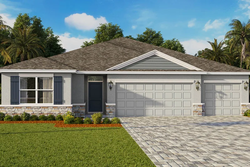New homes at Parrish Landing in Titusville, Florida