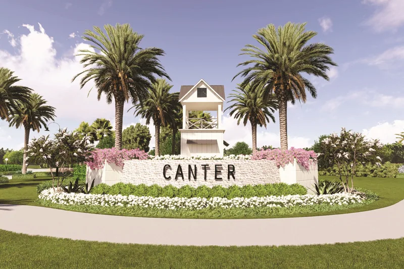 New homes at Canter in Wellington, Florida